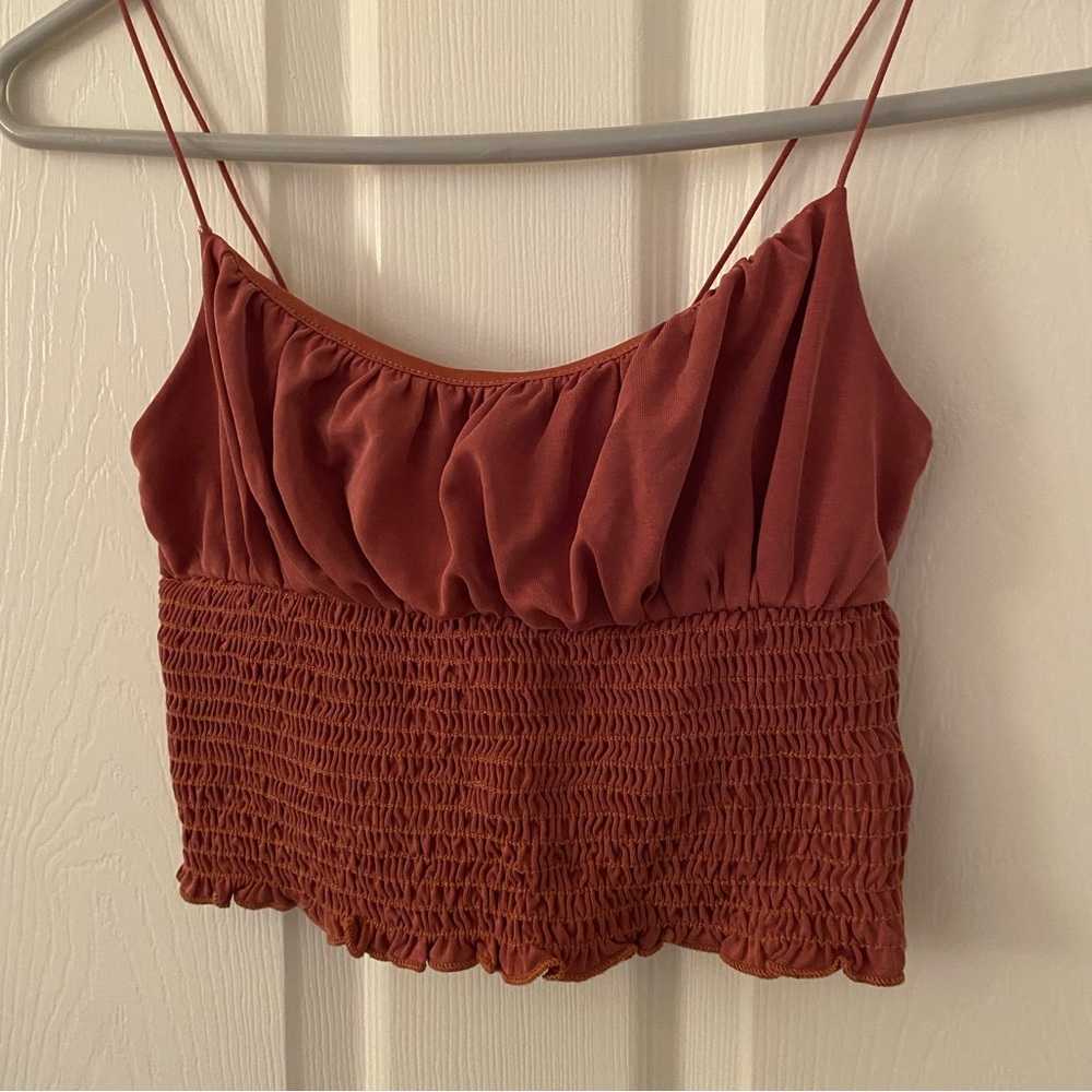 Urban Outfitters Rose Pink Crop Top